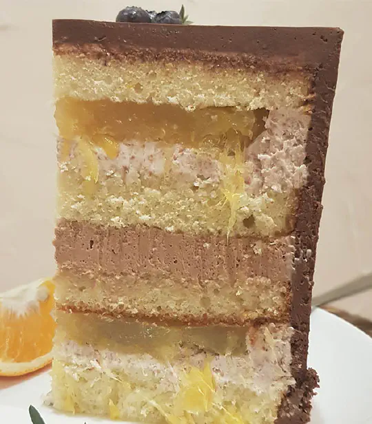 Шоколадный с апельсином